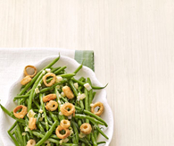 French green beans and butter sauce