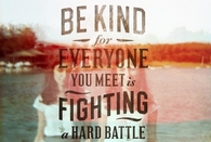 Be kind