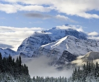 Foggy mountains