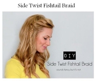 DIY Side Fishtail Braid