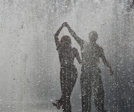 A dance in the rain