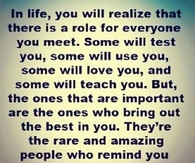 in life