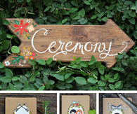 Vintage wedding supplies
