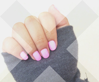Pink nails