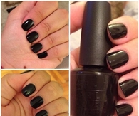 Black manicure