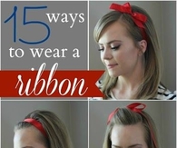 15 ways to wear a ribbon
