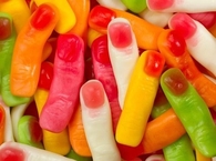 Gummy candy fingers
