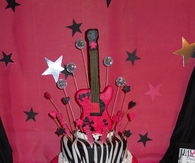 Rock star party cake