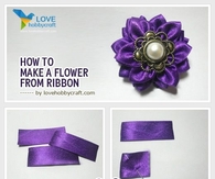DIY Flower Ribbon