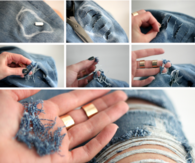 DIY Ripped jeans
