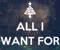 All i want for christmas is my hogwarts letter