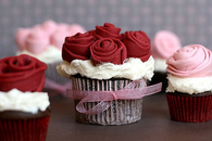 Rose cupcakes