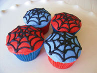 Spiderman cupcakes