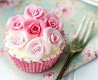Flower cupcakes