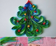 DIY Quill Christmas Tree