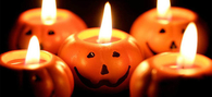 Jack o lantern candles