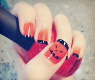 Pumpkin nails