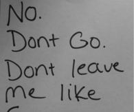 I need you please stay