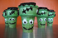 Frankenstein ice cream cones