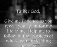Give me patience