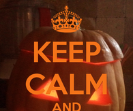 Keep calm and carve a pumpkin