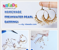 Homemade Freshwater Pearl Earrings