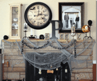 Halloween Mantel Decorations