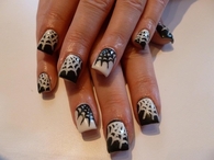 Spider Web Nails