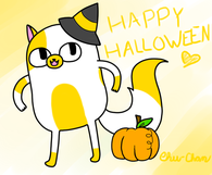 Cake the cat happy halloween