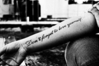 Don't forget to love yourself
