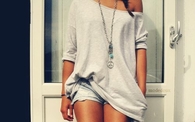 Slouchy sweatshirt