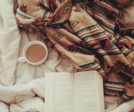 Bed, coffee, and a good book