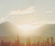 Bright autumn sun