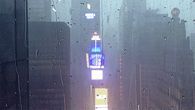 Window pane rain