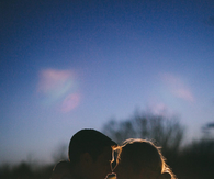 Kiss by headlights