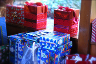 Wrapped gifts
