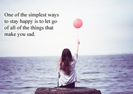 One of the simplest ways to stay happy