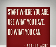 Do what you can