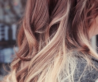 Blonde tipped hair