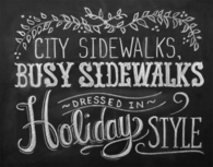 Dressed in holiday style