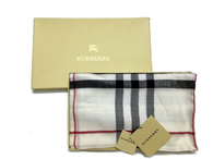 Burberry Sjaal Zijde Katoen M004