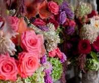 Floral party decor
