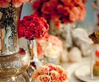 Orange and peach decor