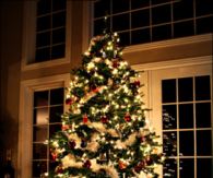 Bright Christmas tree