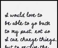 the past