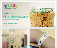 How to Wire Wrap Jewelry - Wire Wrapped Bangle