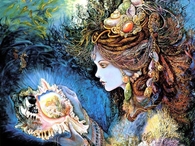 Woman and Seashell