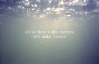 Lets make it count