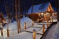 Snow cabin