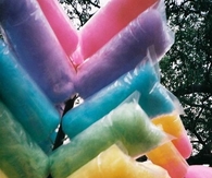 Colorful cotton candy